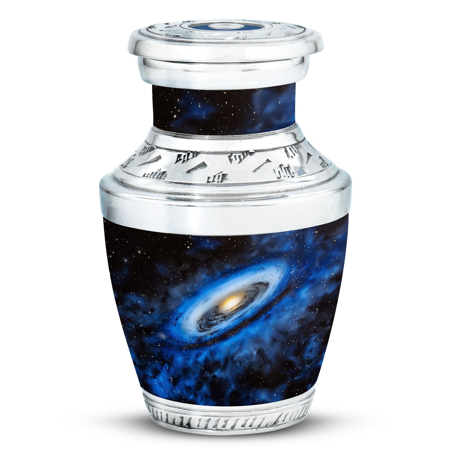 Personalized Galaxy Cremation Urn for Human Ashes - 10-inch, 200 cu in - Yatskia