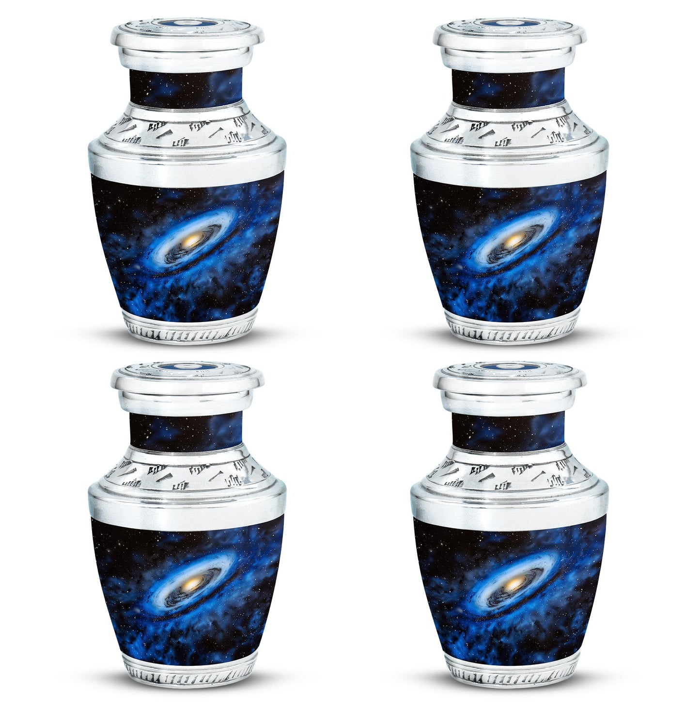 Personalized Galaxy Cremation Urn for Human Ashes - 10-inch, 200 cu in - Yatskia