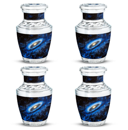 Personalized Galaxy Cremation Urn for Human Ashes - 10-inch, 200 cu in - Yatskia