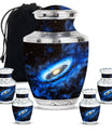 Galaxy Memorial Ashes Urn For Funeral - Artistic Galaxy Cremation Urn