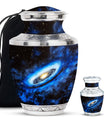 Galaxy Memorial Ashes Urn For Funeral - Artistic Galaxy Cremation Urn