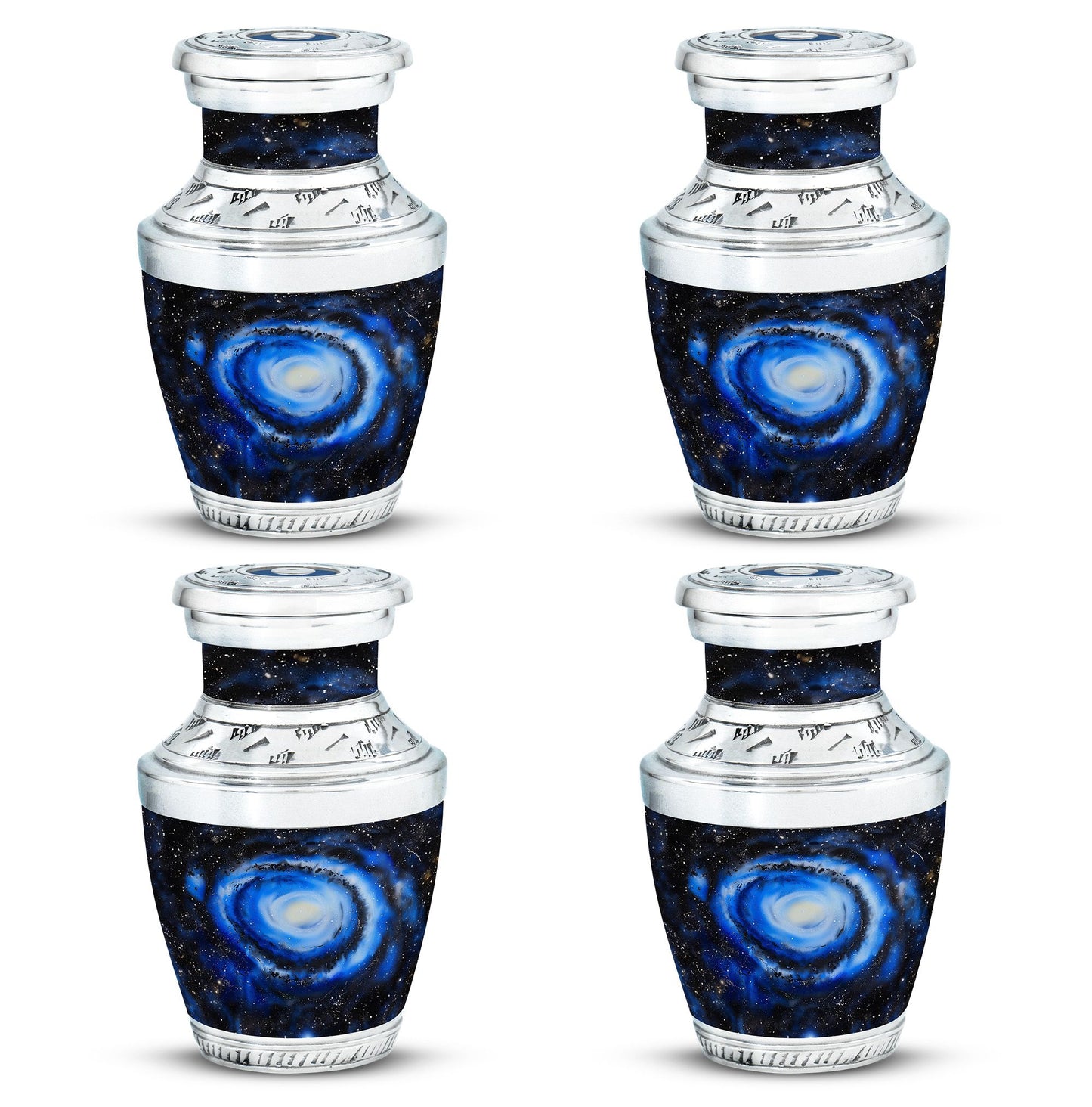 Personalized Galaxy Cremation Urn for Human Ashes - 10-inch, 200 cu in - Yatskia