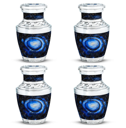 Personalized Galaxy Cremation Urn for Human Ashes - 10-inch, 200 cu in - Yatskia
