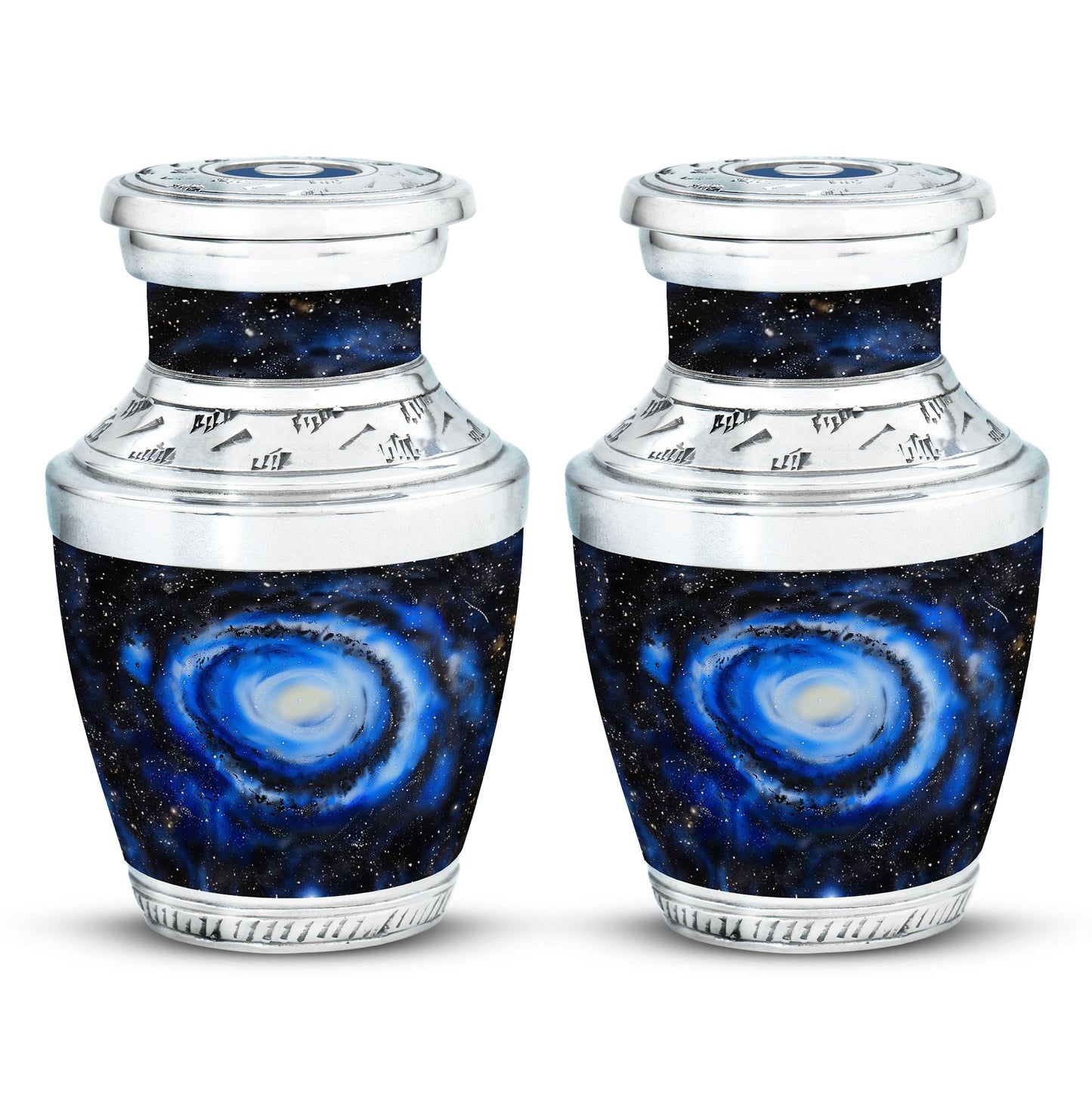 Personalized Galaxy Cremation Urn for Human Ashes - 10-inch, 200 cu in - Yatskia
