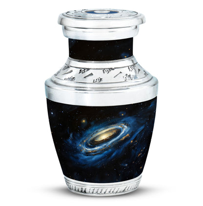 Personalized Galaxy Memorial Urn for Human Ashes - 10-inch, 200 cu in - Yatskia