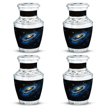 Personalized Galaxy Memorial Urn for Human Ashes - 10-inch, 200 cu in - Yatskia