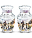 Artistic Fishing Cremation Ashes Urns - Father & Daughter Memorial Urn