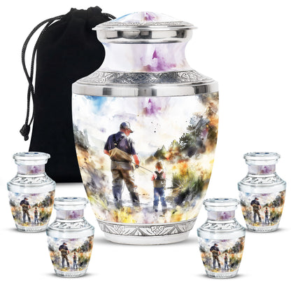 Personalized Fish Cremation Urn for Pet Ashes - 10-inch, 200 cu in - Yatskia