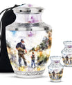 Artistic Fishing Cremation Ashes Urns - Father & Daughter Memorial Urn