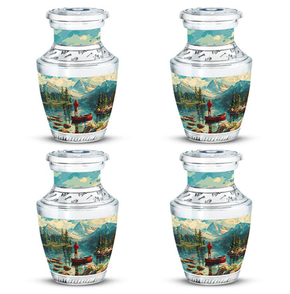 Personalized Fish Cremation Urn for Pet Ashes - 10-inch, 200 cu in - Yatskia