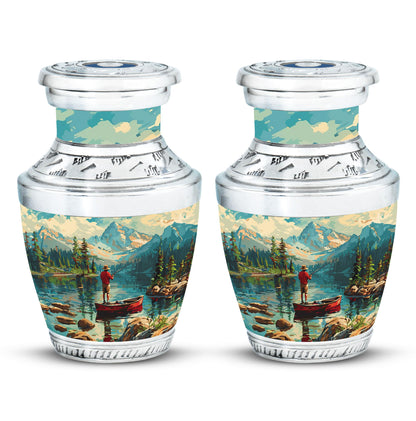 Personalized Fish Cremation Urn for Pet Ashes - 10-inch, 200 cu in - Yatskia