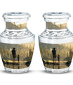 Father & Son Fishing Memorial Urn - Funeral Urns For Human Ashes