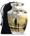 Father & Son Fishing Memorial Urn - Funeral Urns For Human Ashes