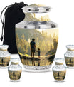 Father & Son Fishing Memorial Urn - Funeral Urns For Human Ashes