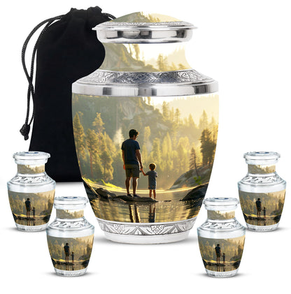 Personalized Fish Memorial Urn for Pet Ashes - 10-inch, 200 cu in - Yatskia