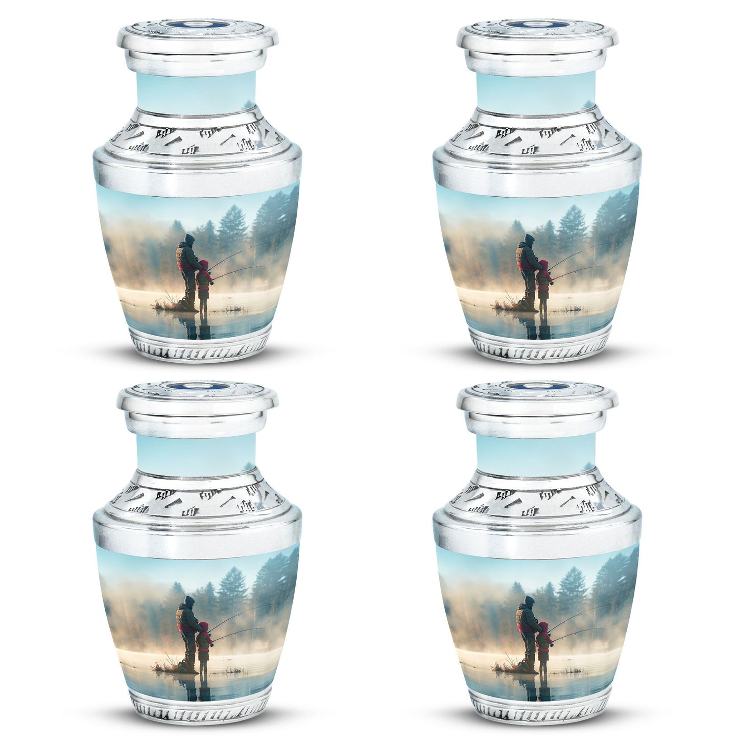 Personalized Fish Cremation Urn for Pet Ashes - 10-inch, 200 cu in - Yatskia