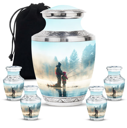 Personalized Fish Cremation Urn for Pet Ashes - 10-inch, 200 cu in - Yatskia