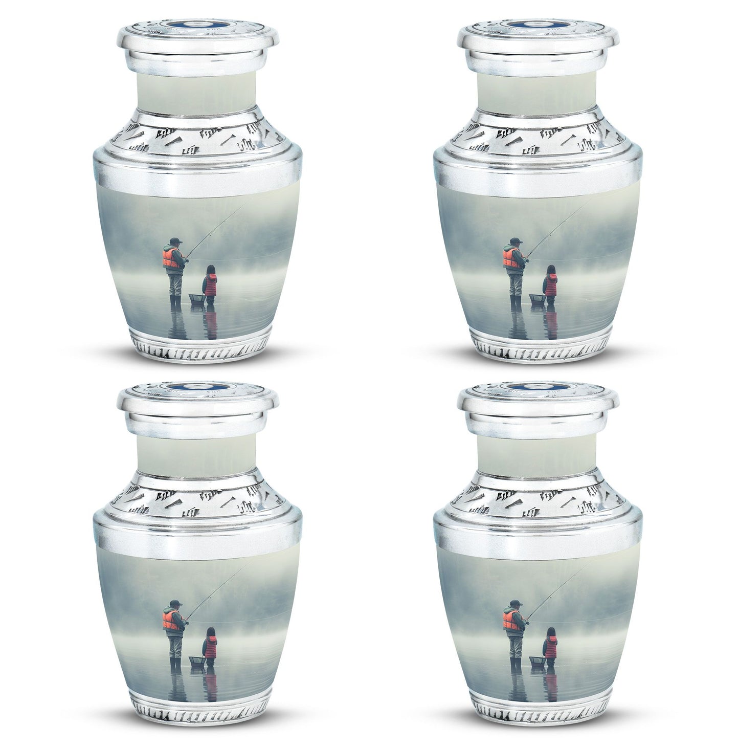 Personalized Fish Cremation Urn for Pet Ashes - 10-inch, 200 cu in - Yatskia