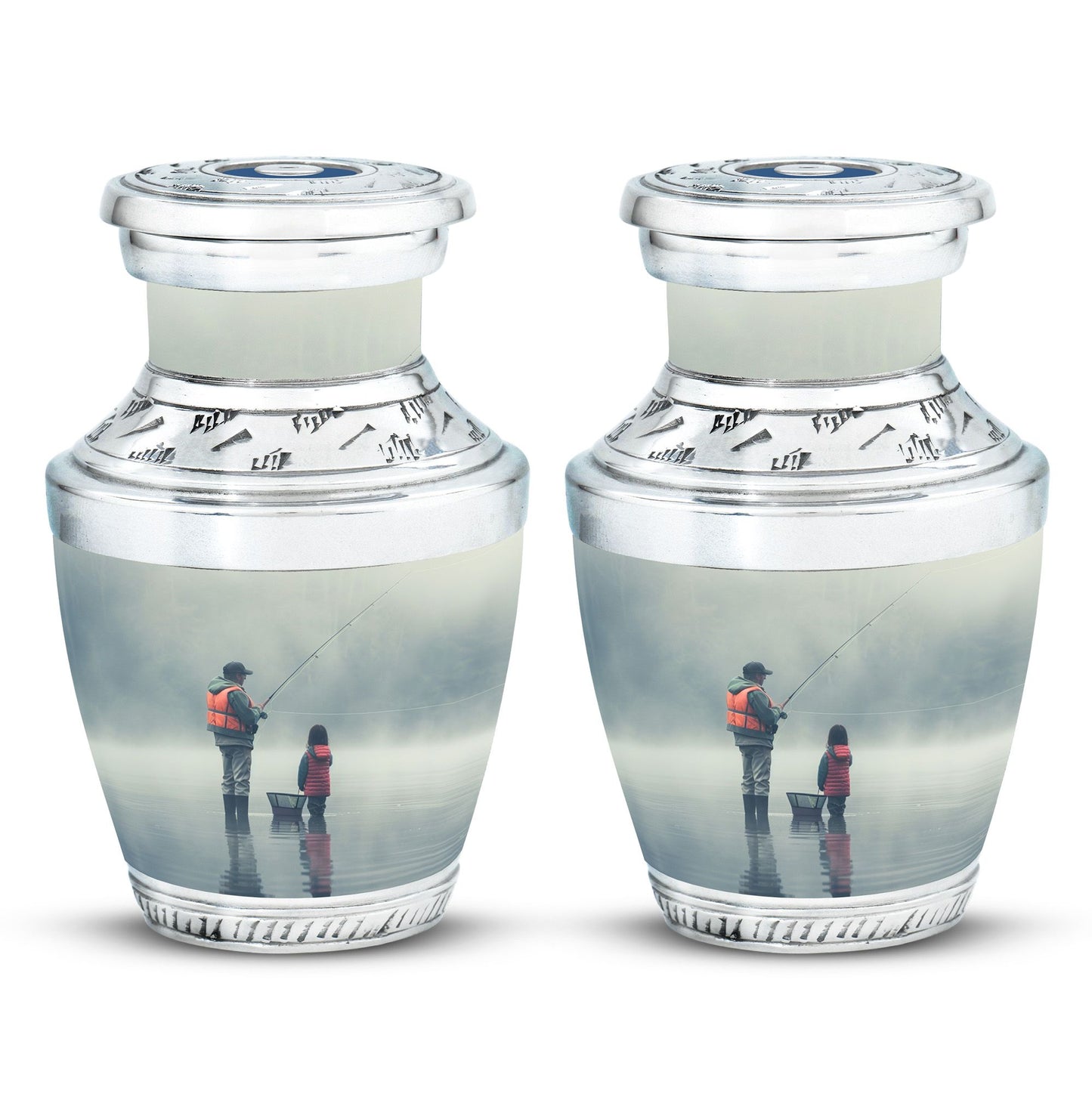 Personalized Fish Cremation Urn for Pet Ashes - 10-inch, 200 cu in - Yatskia
