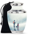 Fishing Memorial Urn For Fathers - Fishermen Cremation Urn For Funeral