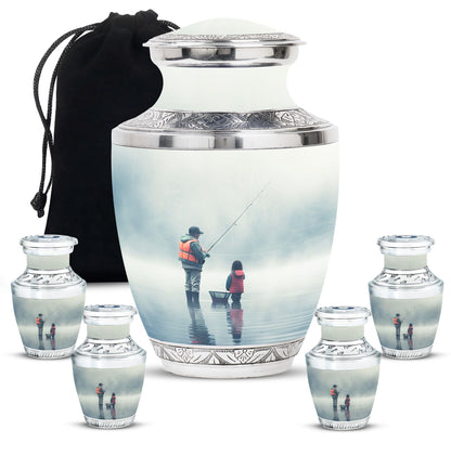 Personalized Fish Cremation Urn for Pet Ashes - 10-inch, 200 cu in - Yatskia