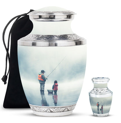 Personalized Fish Cremation Urn for Pet Ashes - 10-inch, 200 cu in - Yatskia