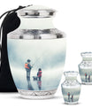 Fishing Memorial Urn For Fathers - Fishermen Cremation Urn For Funeral