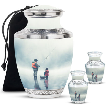 Personalized Fish Cremation Urn for Pet Ashes - 10-inch, 200 cu in - Yatskia