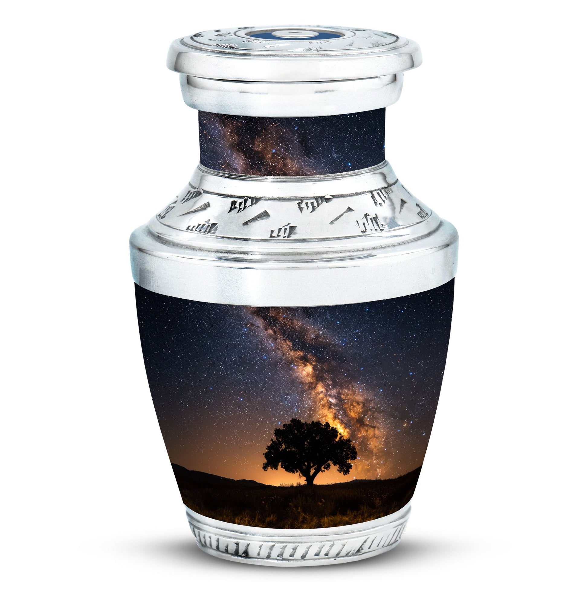 Starry Night Urn Keepsake For Ashes - Tree of life Large Funeral Urn
