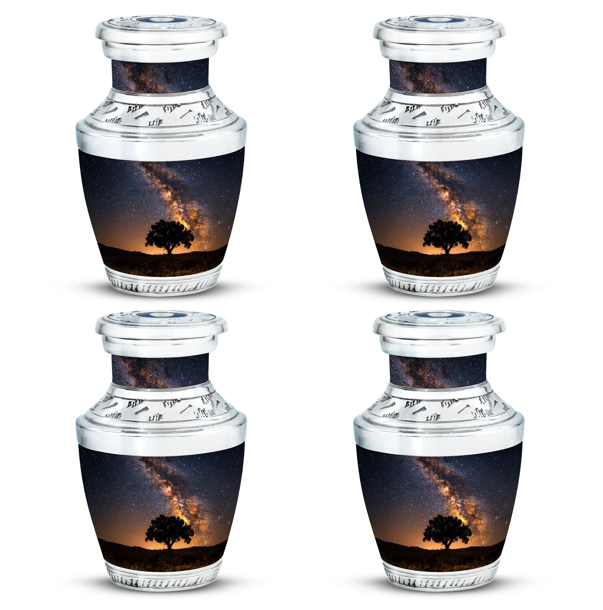 Starry Night Urn Keepsake For Ashes - Tree of life Large Funeral Urn