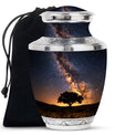 Starry Night Urn Keepsake For Ashes - Tree of life Large Funeral Urn