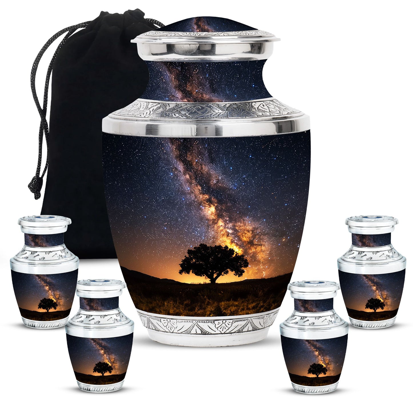 Personalized Tree of Life Keepsake Urn for Human Ashes - 10-inch, 200 cu in - Yatskia