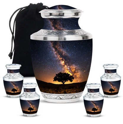 Personalized Tree of Life Keepsake Urn for Human Ashes - 10-inch, 200 cu in - Yatskia