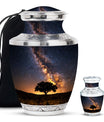 Starry Night Urn Keepsake For Ashes - Tree of life Large Funeral Urn