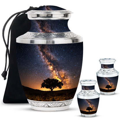 Personalized Tree of Life Keepsake Urn for Human Ashes - 10-inch, 200 cu in - Yatskia