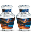 Starry Beach Urns For Ashes For Humans Funeral - Memorial Urn For Dad