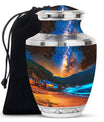 Starry Beach Urns For Ashes For Humans Funeral - Memorial Urn For Dad