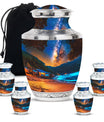 Starry Beach Urns For Ashes For Humans Funeral - Memorial Urn For Dad