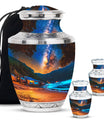 Starry Beach Urns For Ashes For Humans Funeral - Memorial Urn For Dad