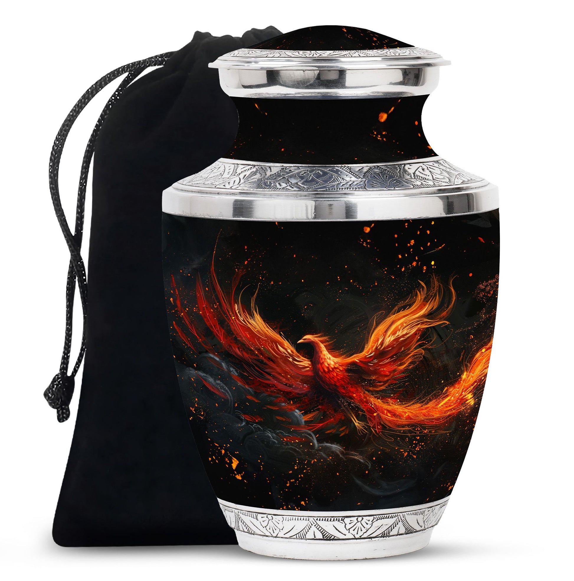 Phoenix Urn For Human Ashes - Phoenix Urn For Adult Male & Female