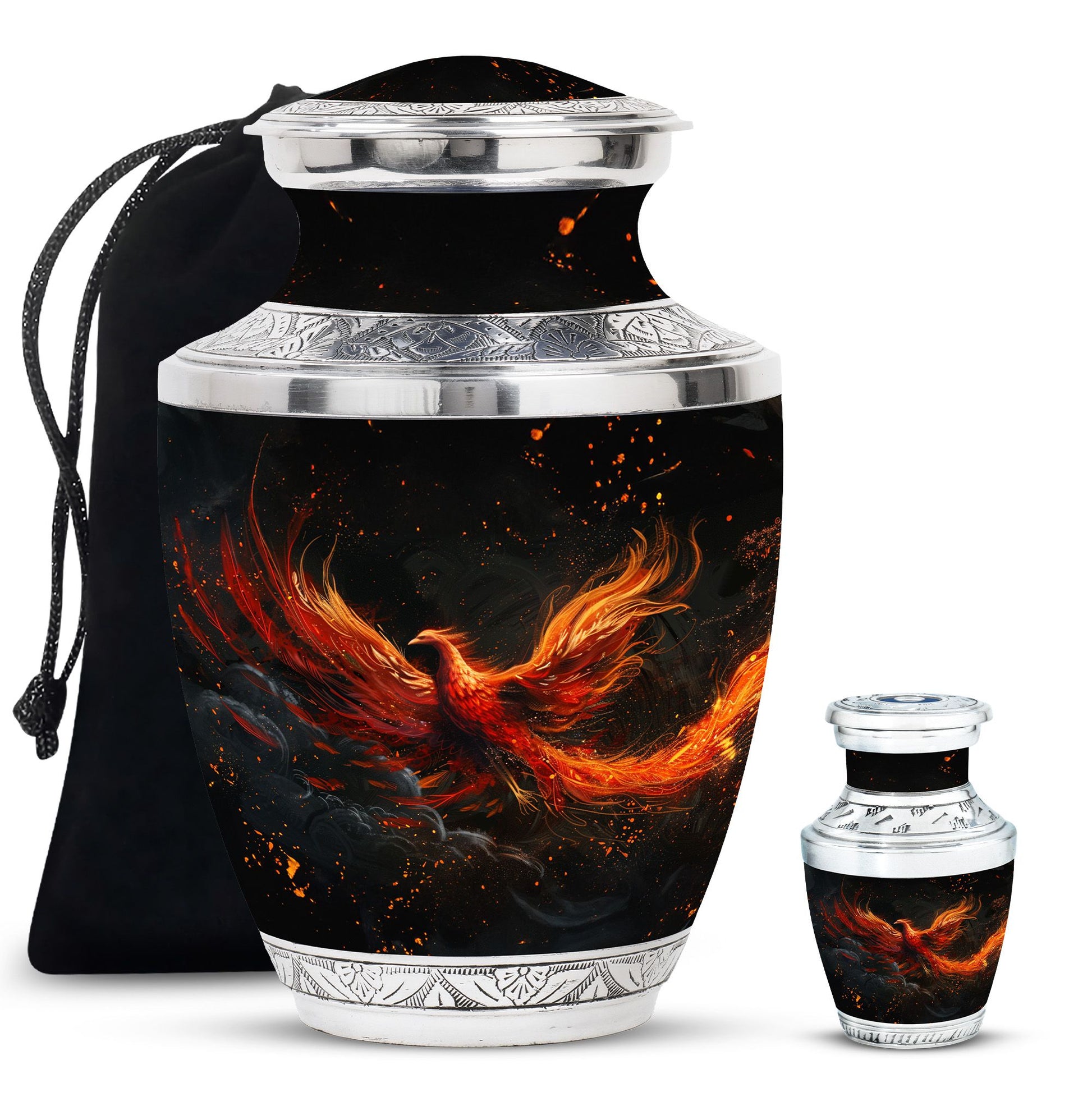 Phoenix Urn For Human Ashes - Phoenix Urn For Adult Male & Female