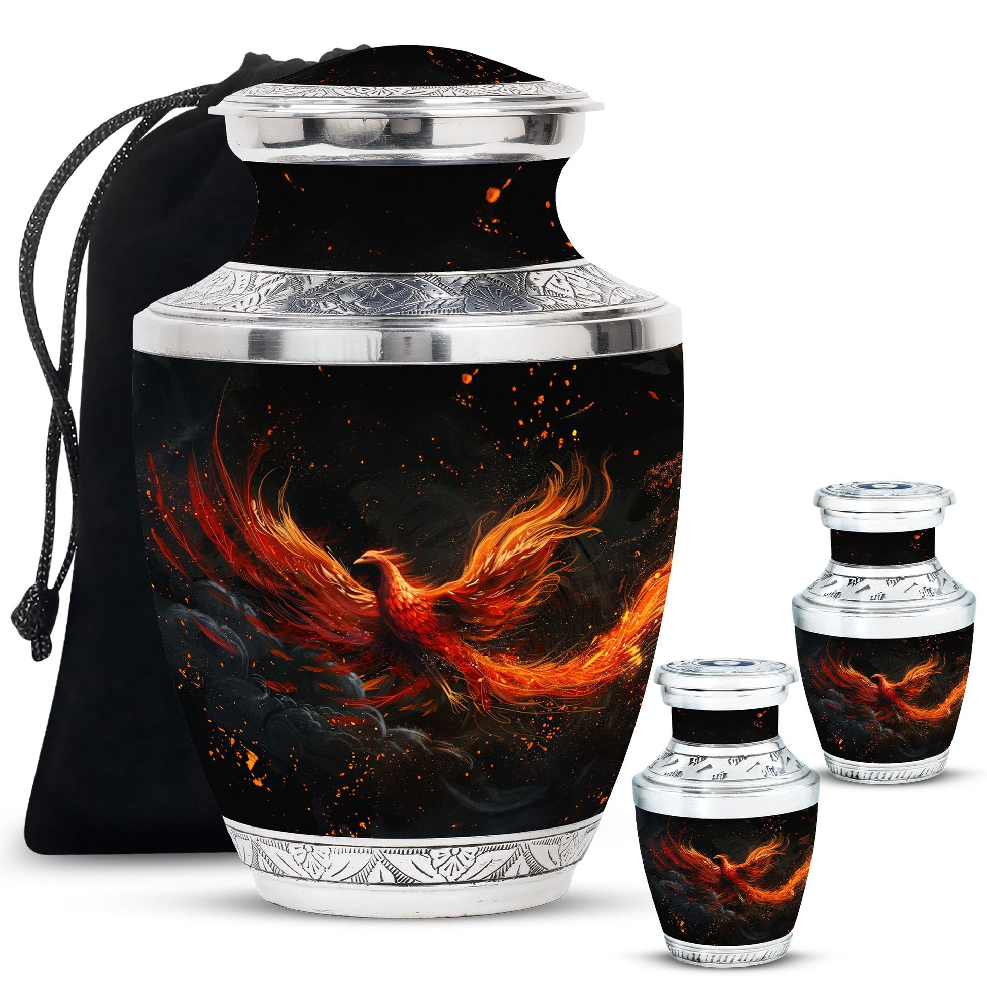 Phoenix Urn For Human Ashes - Phoenix Urn For Adult Male & Female