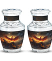 Phoenix Bird Adult Cremation Urn For Ashes - Mystical Bird Urn For Memorial