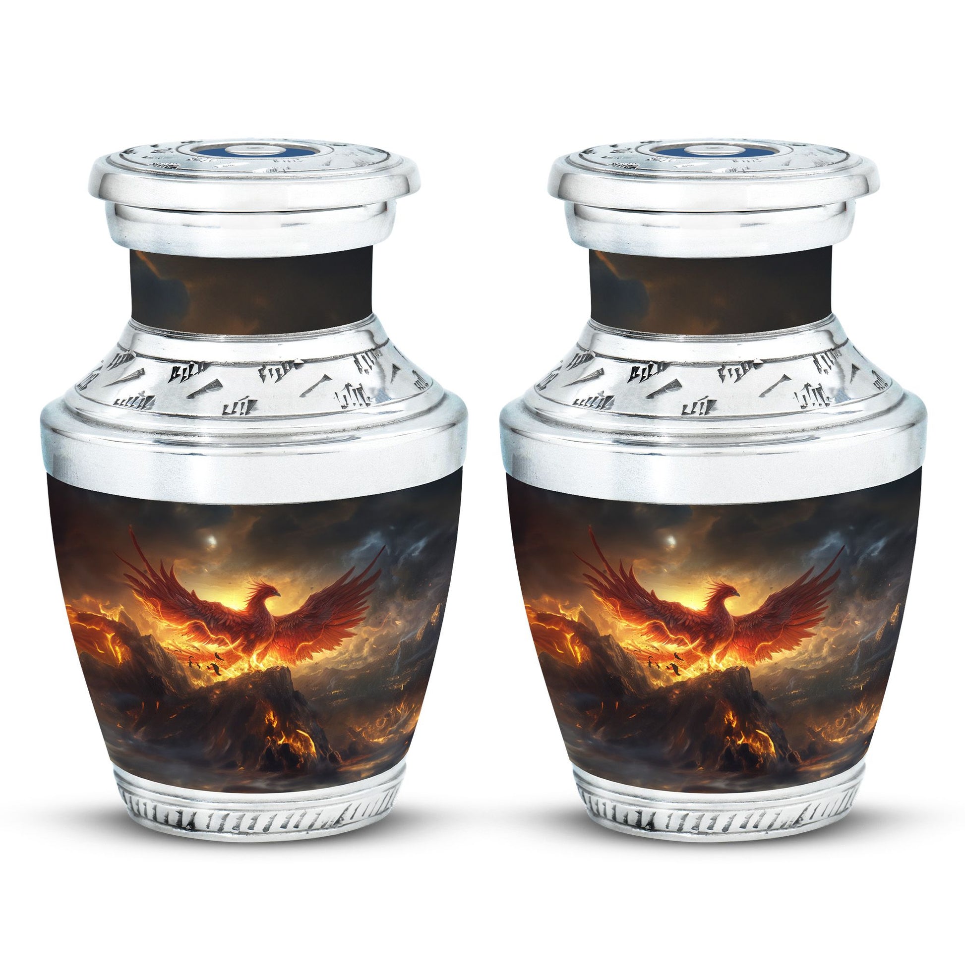 Phoenix Bird Adult Cremation Urn For Ashes - Mystical Bird Urn For Memorial