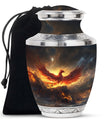 Phoenix Bird Adult Cremation Urn For Ashes - Mystical Bird Urn For Memorial