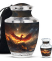Phoenix Bird Adult Cremation Urn For Ashes - Mystical Bird Urn For Memorial