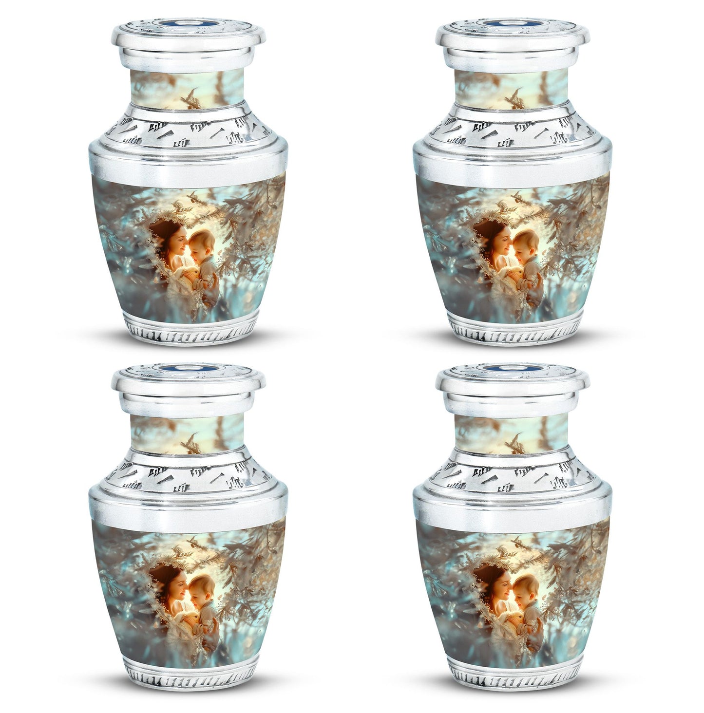 Personalized Mother Memorial Urn for Human Ashes - 10-inch, 200 cu in - Yatskia