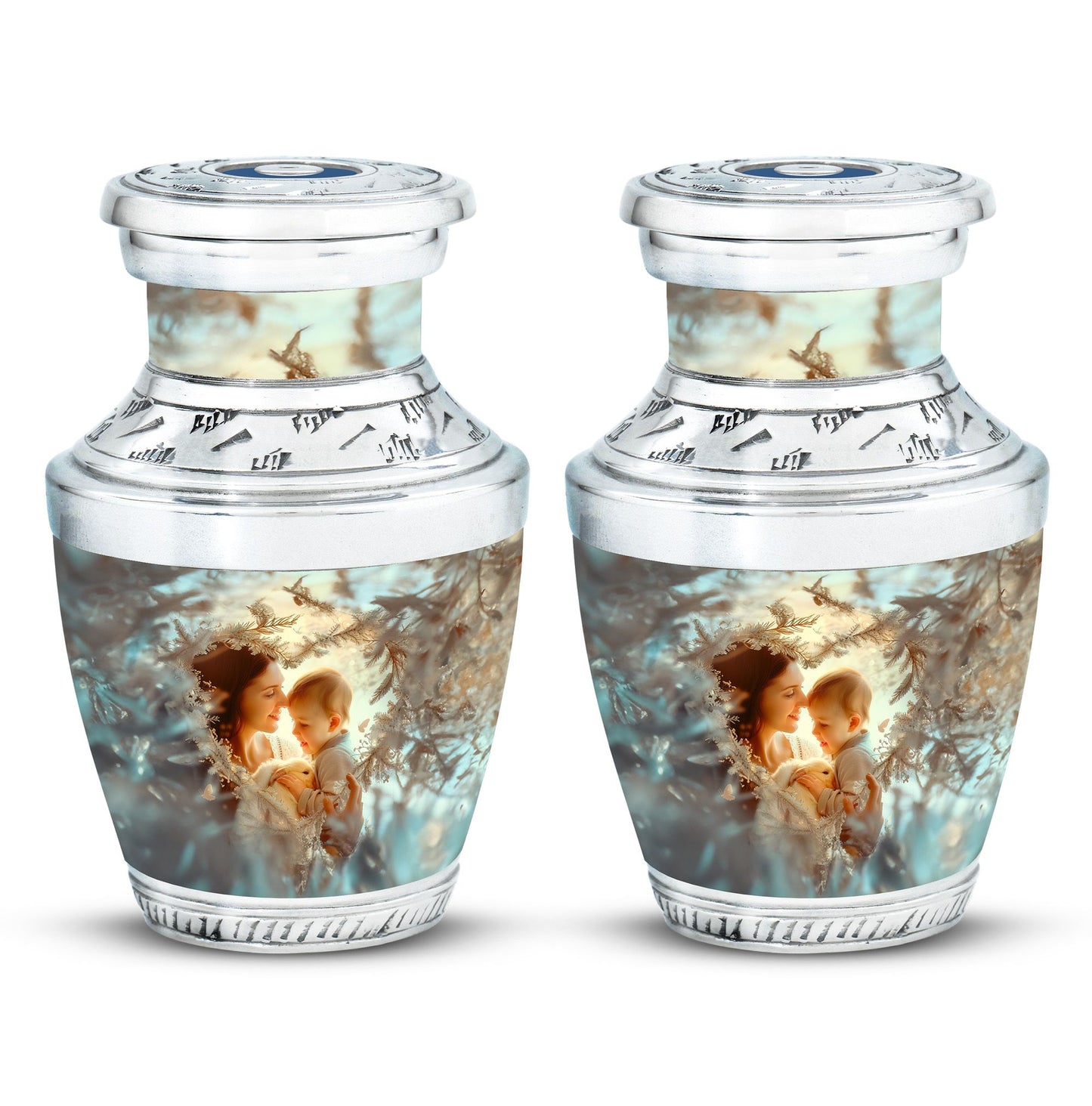 Personalized Mother Memorial Urn for Human Ashes - 10-inch, 200 cu in - Yatskia