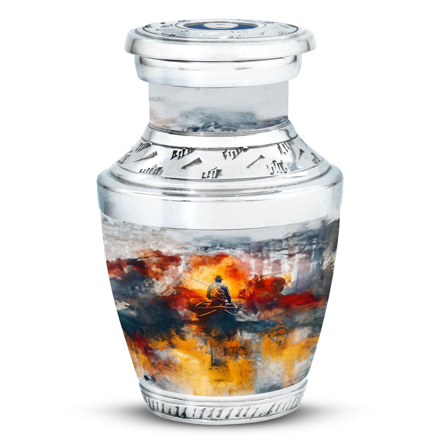 Personalized Fish Memorial Urn for Pet Ashes - 10-inch, 200 cu in - Yatskia