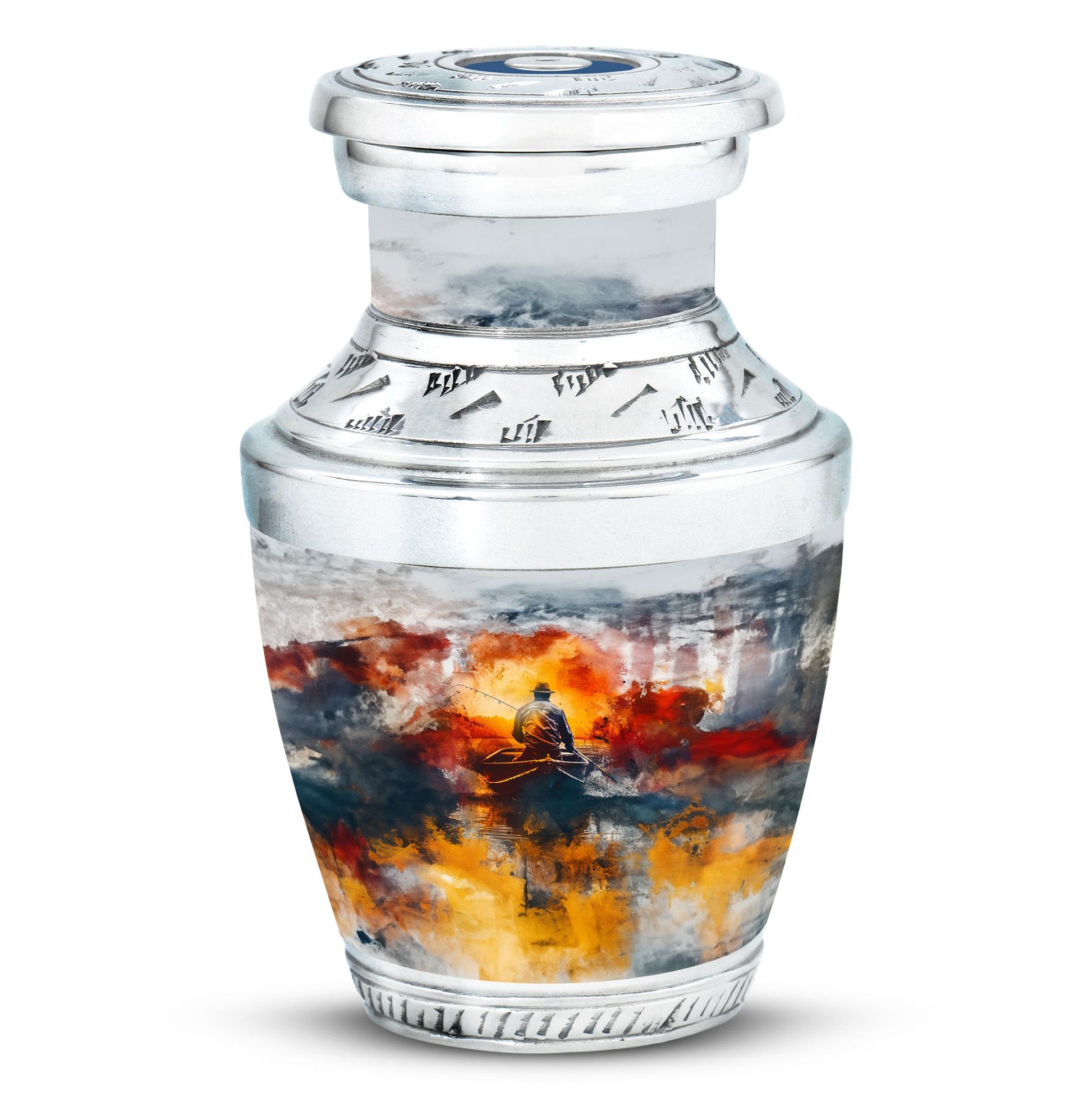 Fishing Boat Memorial Urns For Adults - Fishermen Urn For Human Ashes